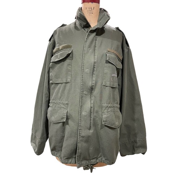 Rothco Military Issue Field Jacket Unisex Olive Green Utility Zippered Cotton M - Picture 1 of 10